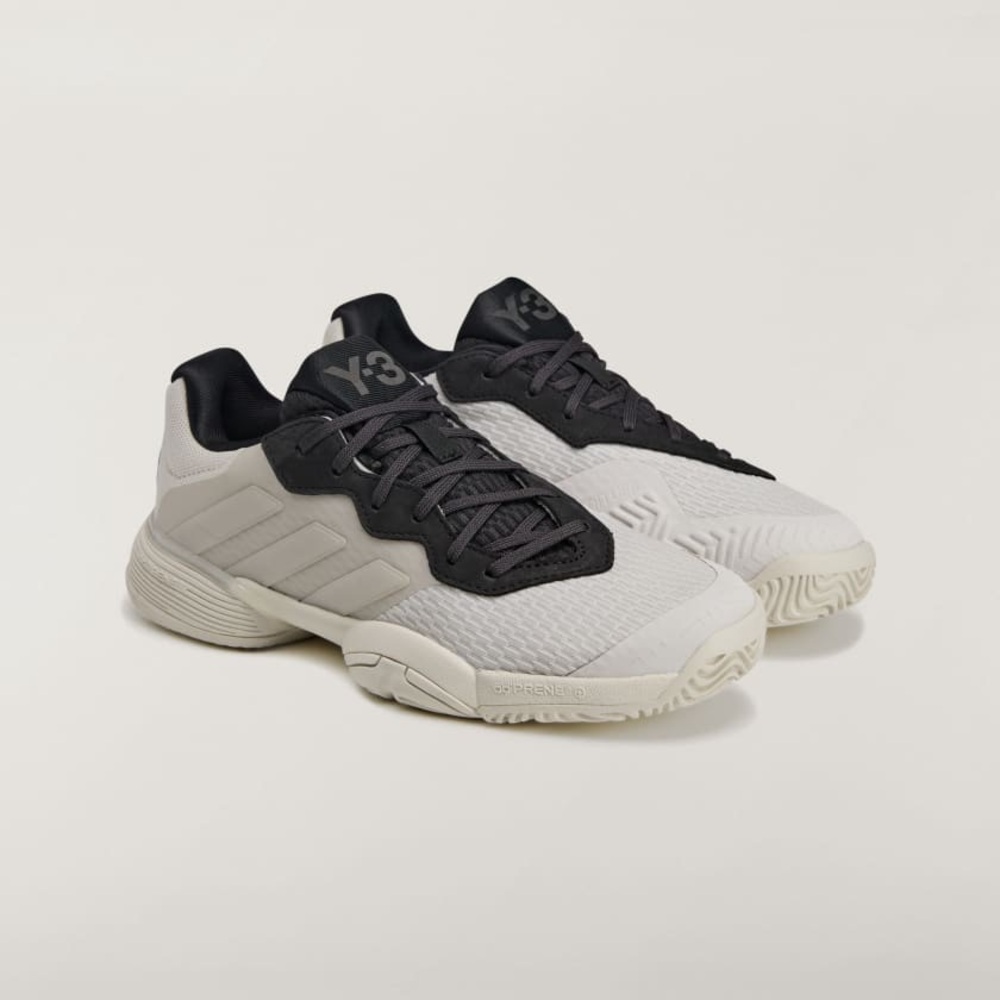 Adidas Barricade K Y-3 JS4880 Beige Black Women's Size 4.5 Gs 3y New With Tags